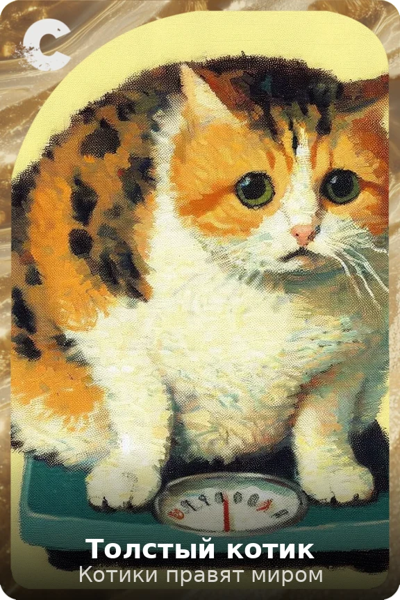 Толстый котик
