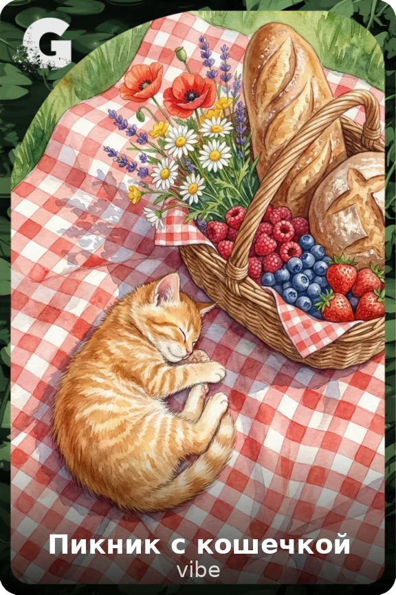 Пикник с кошечкой